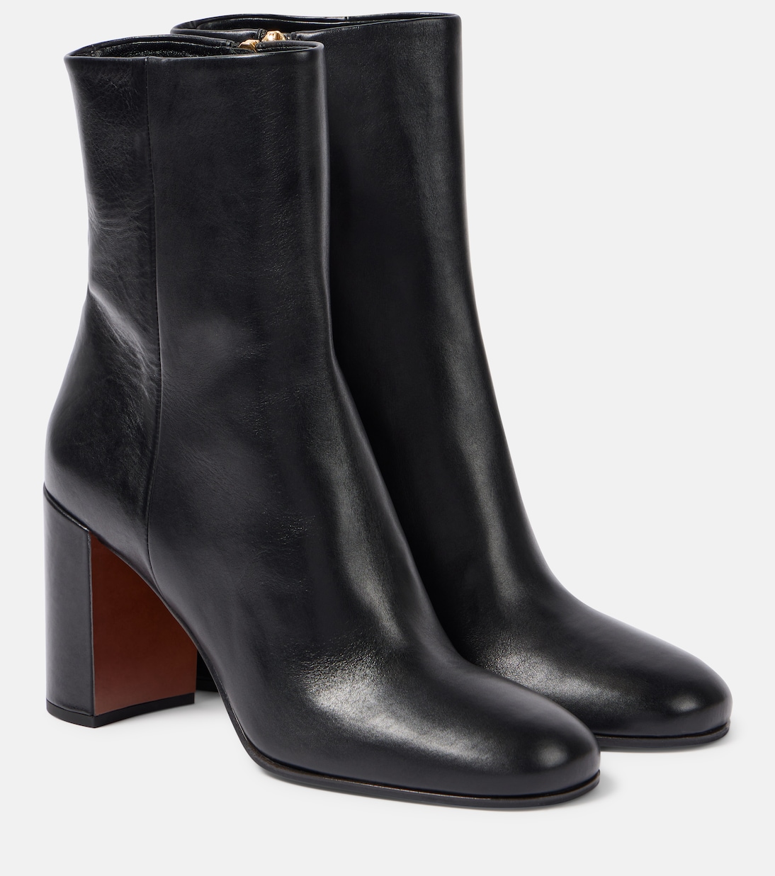 Botines de piel con logo | Prada