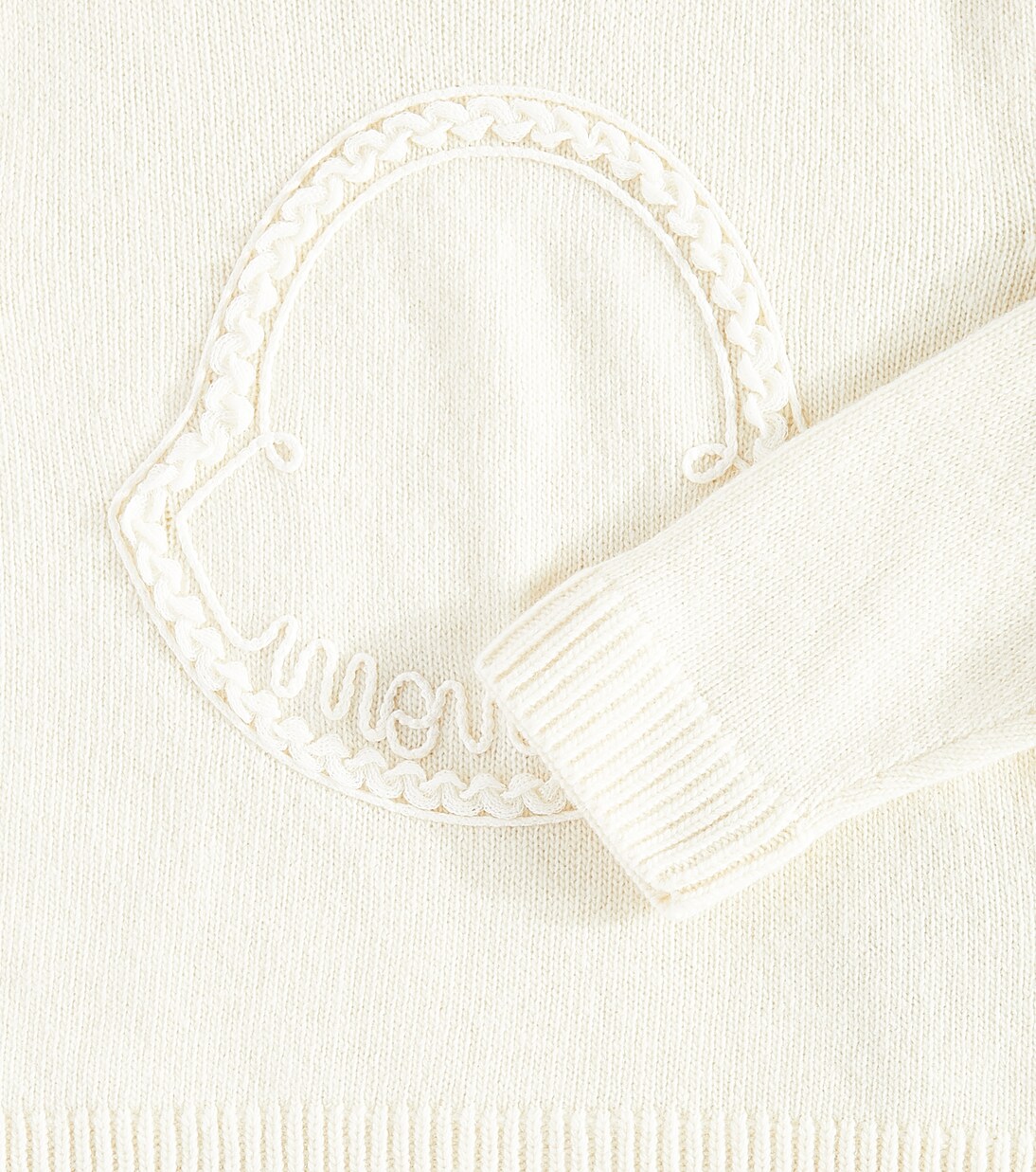 Pullover in lana e cashmere con logo | Moncler Enfant