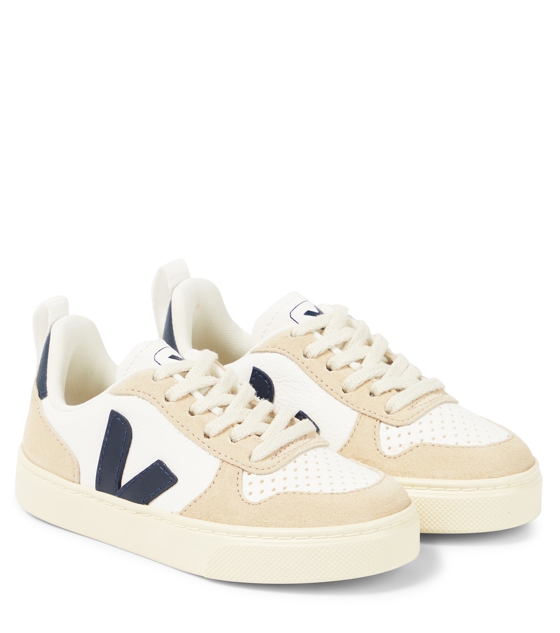 Baskets V-10 en cuir | Veja Kids