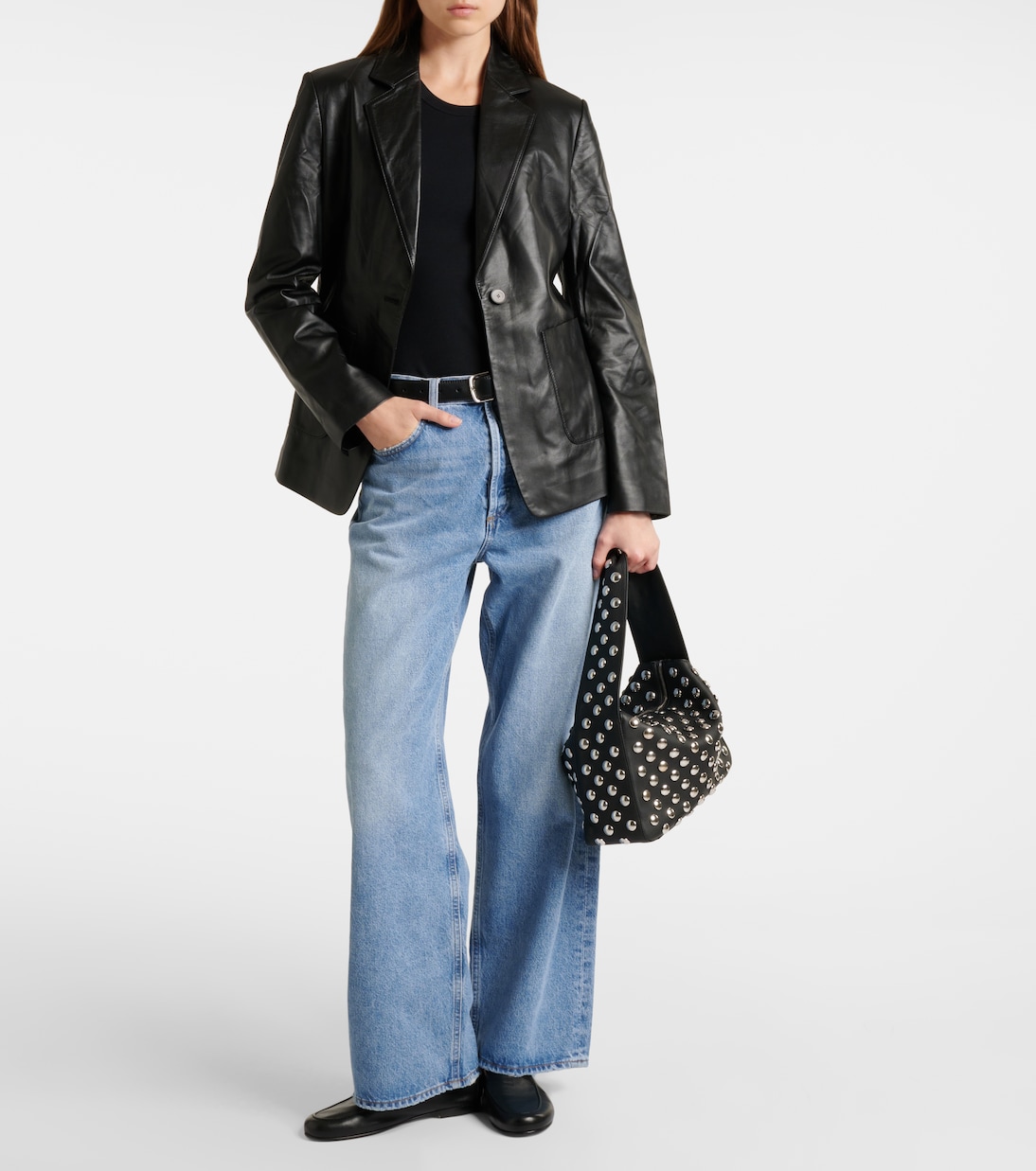 Blazer en cuir | Joseph