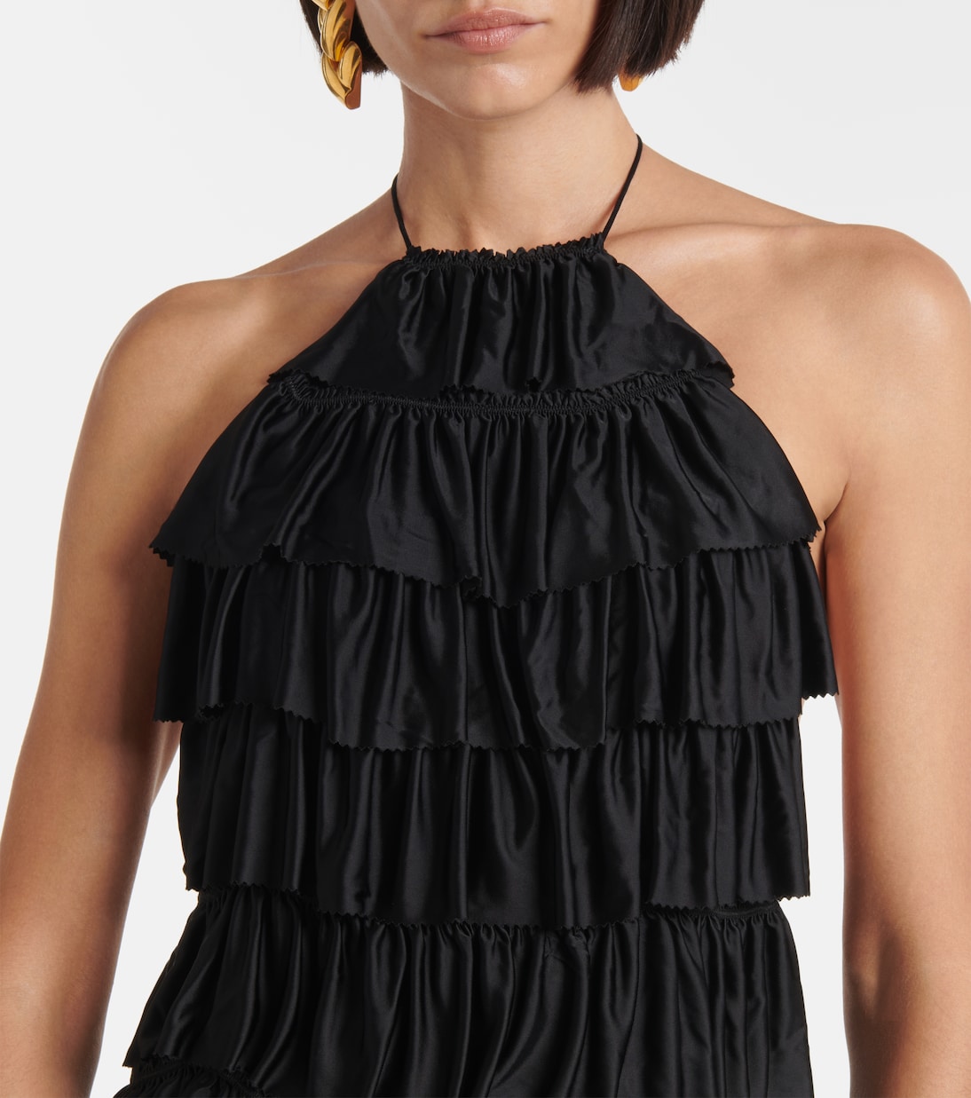 Abito corto con volant | Tom Ford