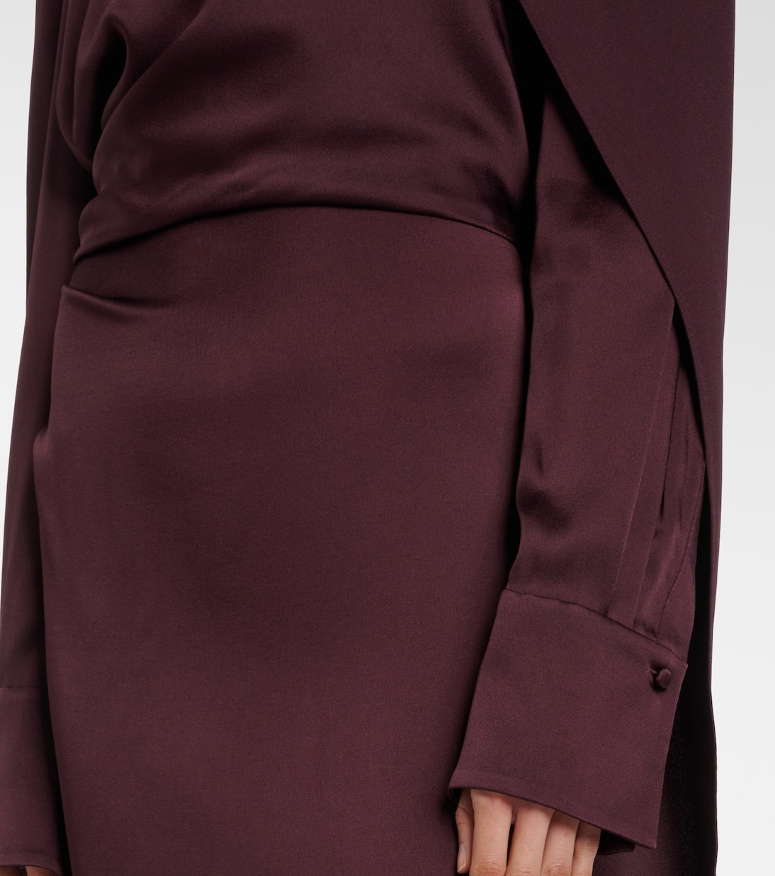 Robe midi en satin | Erdem