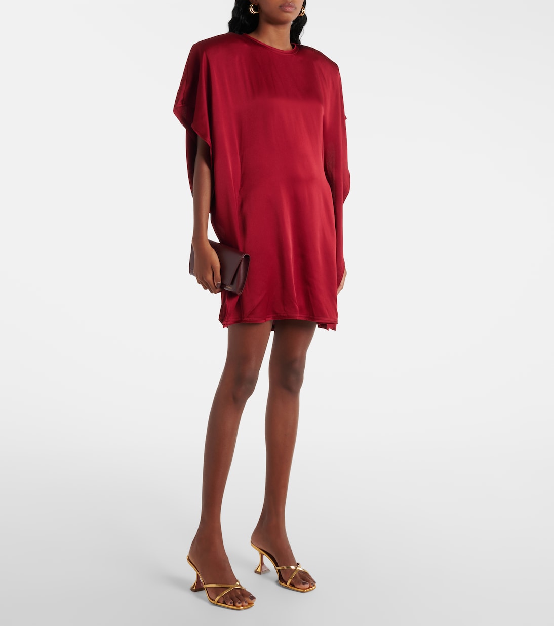 Draped jersey minidress | Stella McCartney