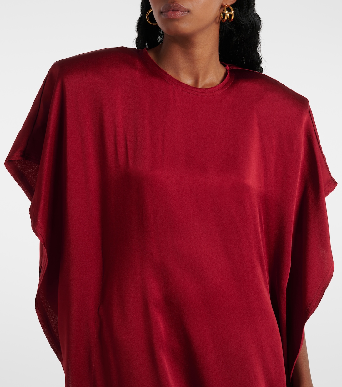Draped jersey minidress | Stella McCartney