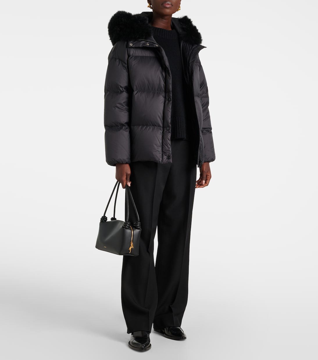 Piumino con shearling | Yves Salomon