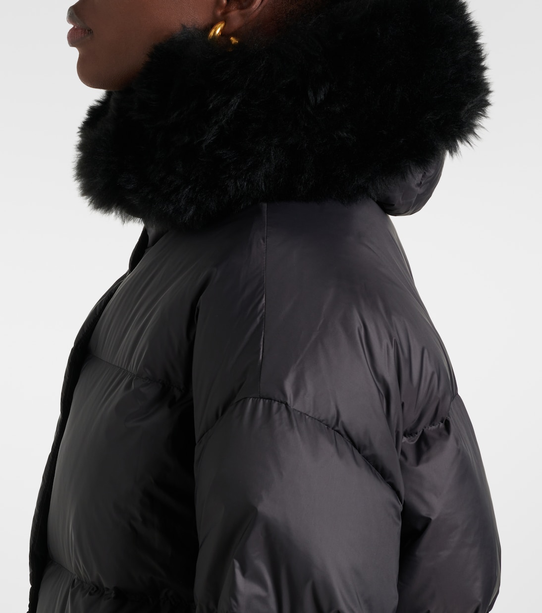 Piumino con shearling | Yves Salomon