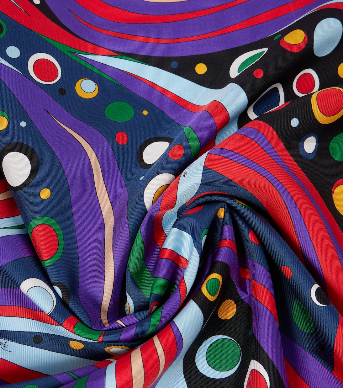 Foulard Fontane in twill di seta | Pucci