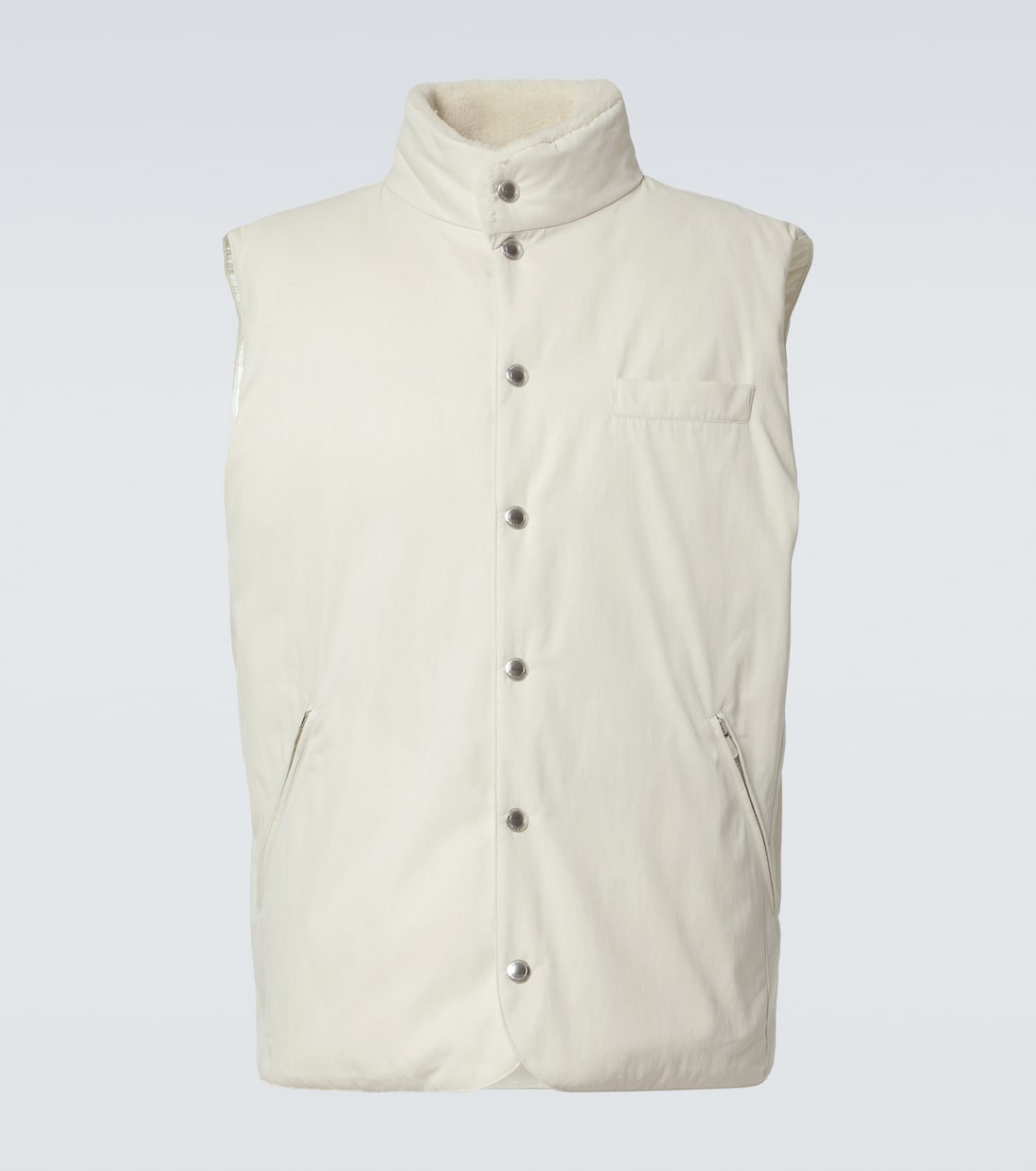 Daunenweste aus Gabardine  | Brunello Cucinelli