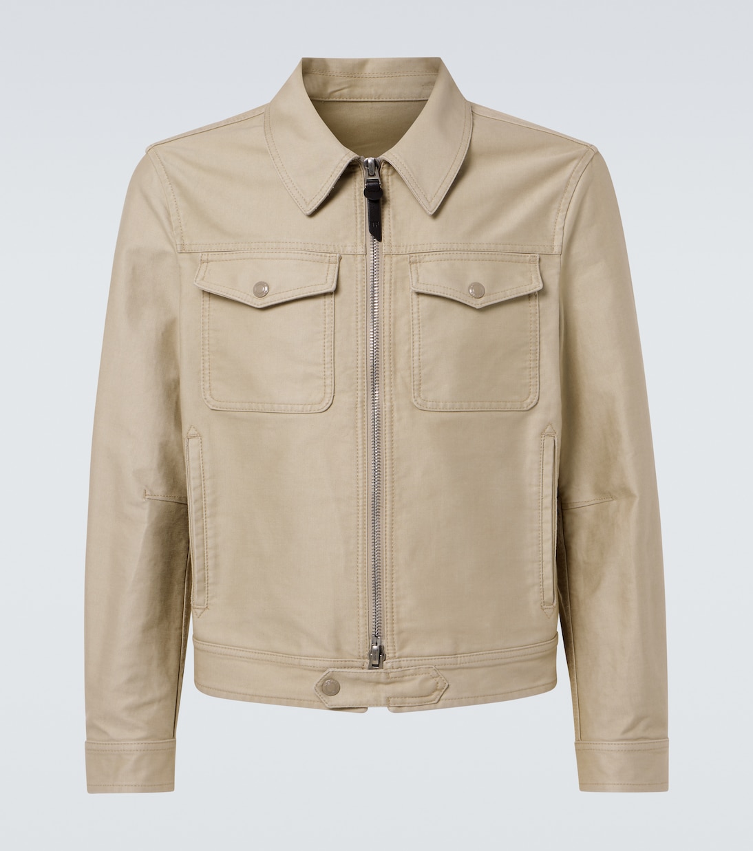 Giacca blouson in raso di cotone | Tom Ford