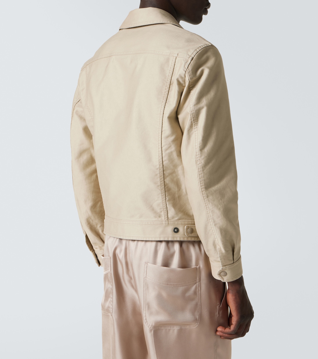 Giacca blouson in raso di cotone | Tom Ford