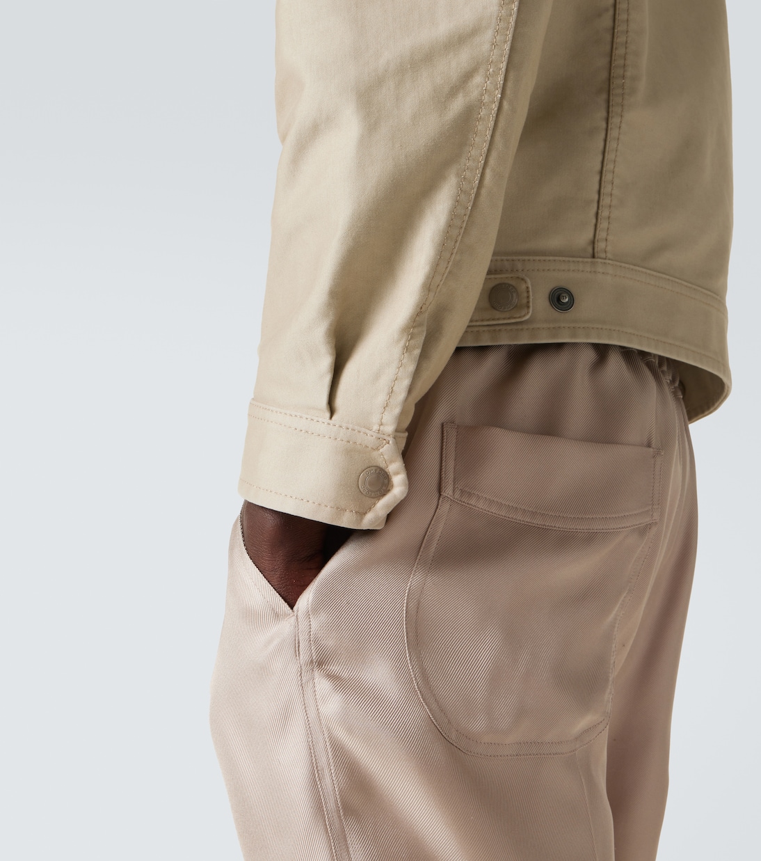 Giacca blouson in raso di cotone | Tom Ford