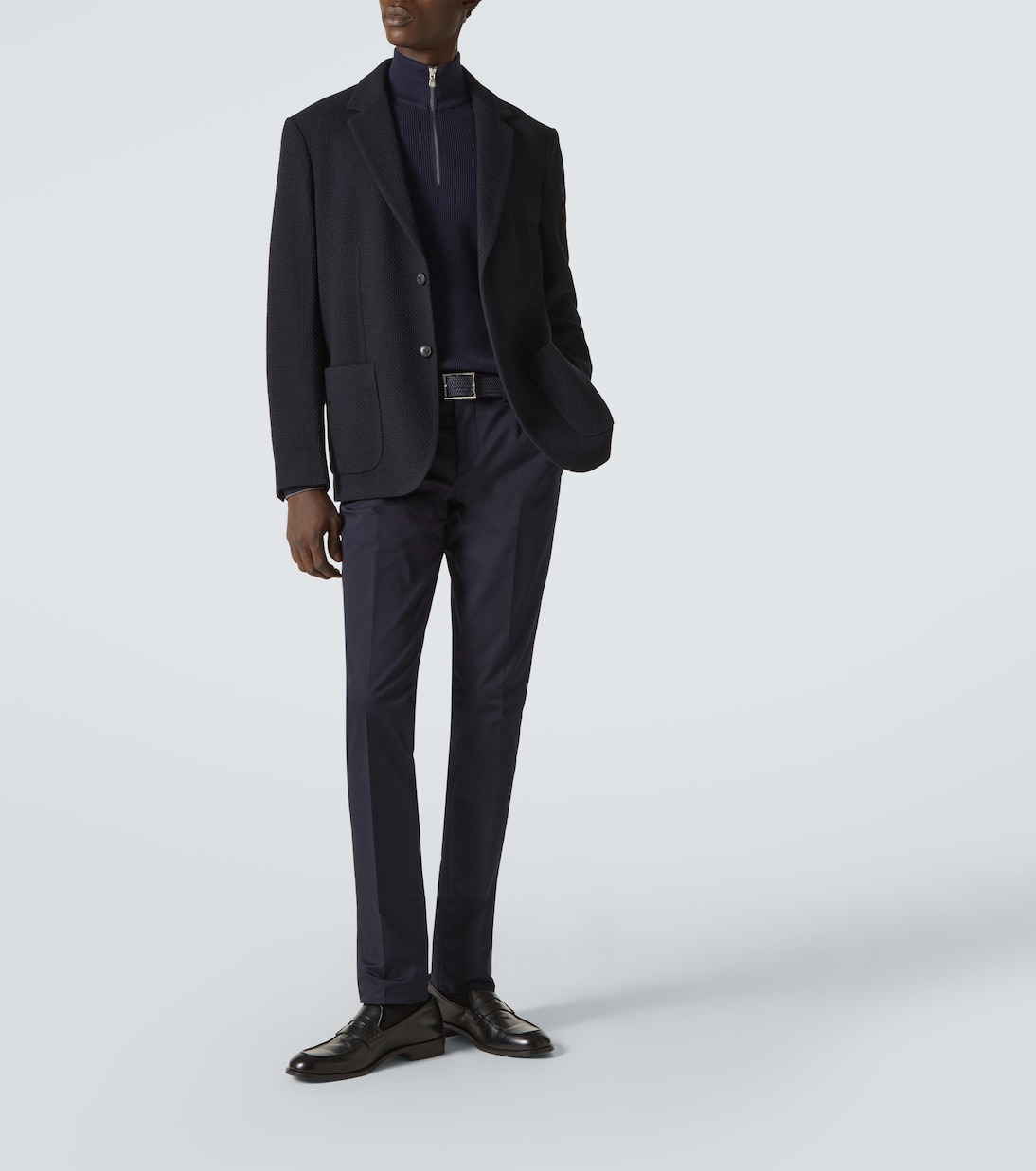 Wool jersey blazer | Sunspel