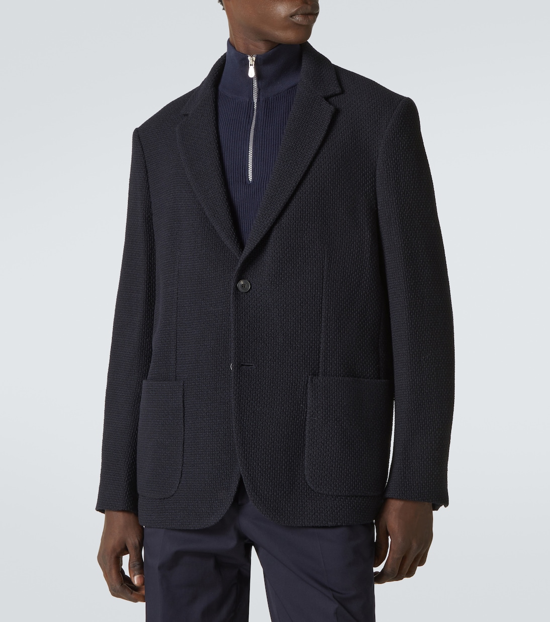 Wool jersey blazer | Sunspel