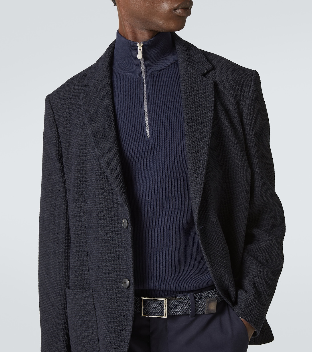 Wool jersey blazer | Sunspel
