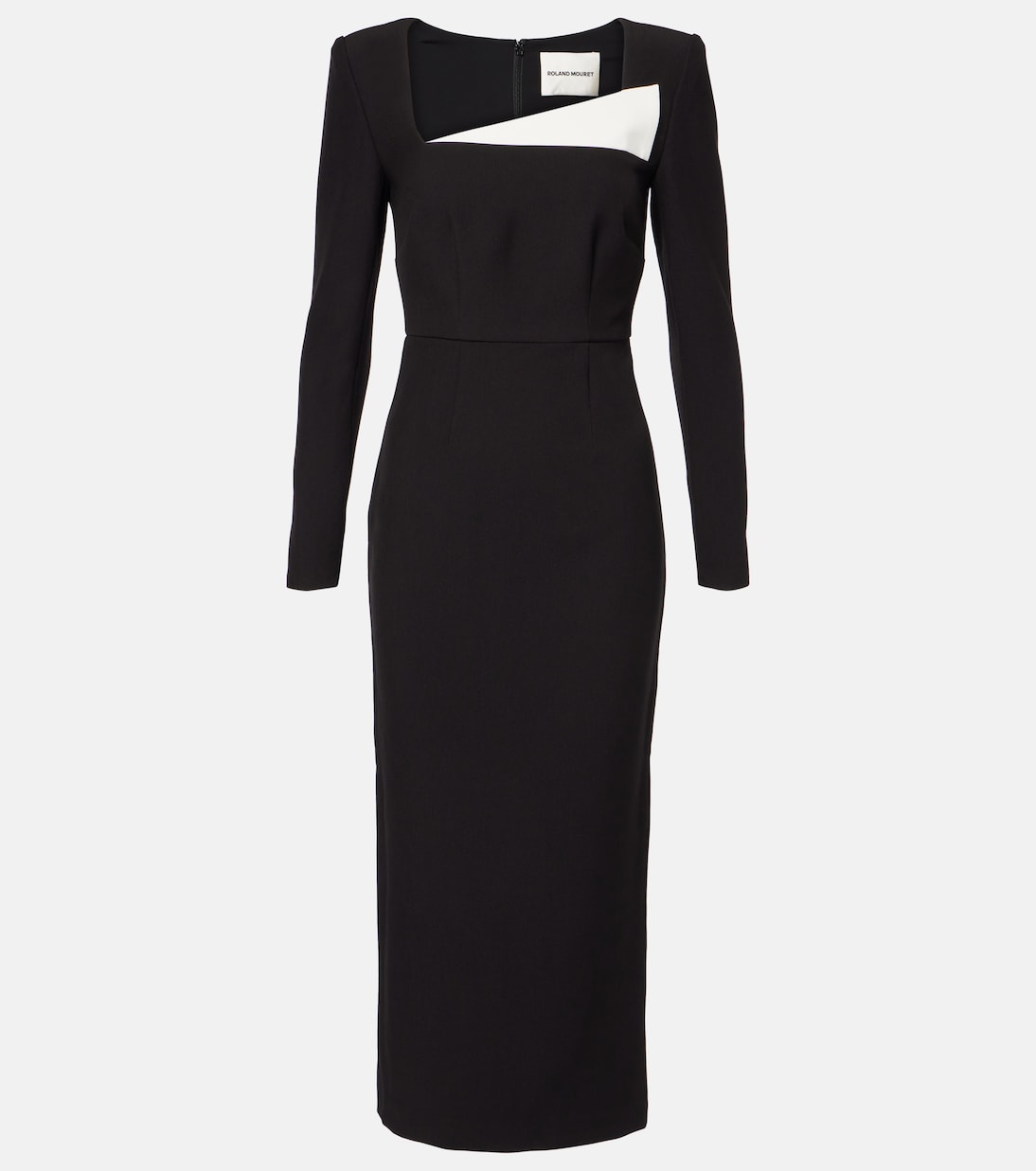 Abito midi in crêpe | Roland Mouret