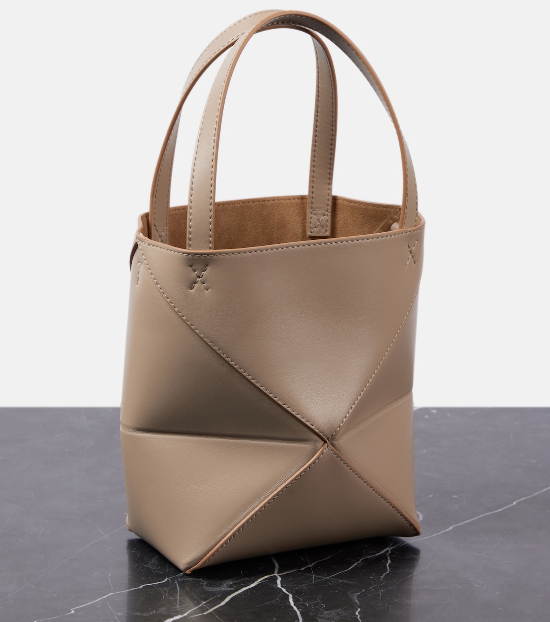 Borsa Puzzle Fold Mini in pelle | Loewe
