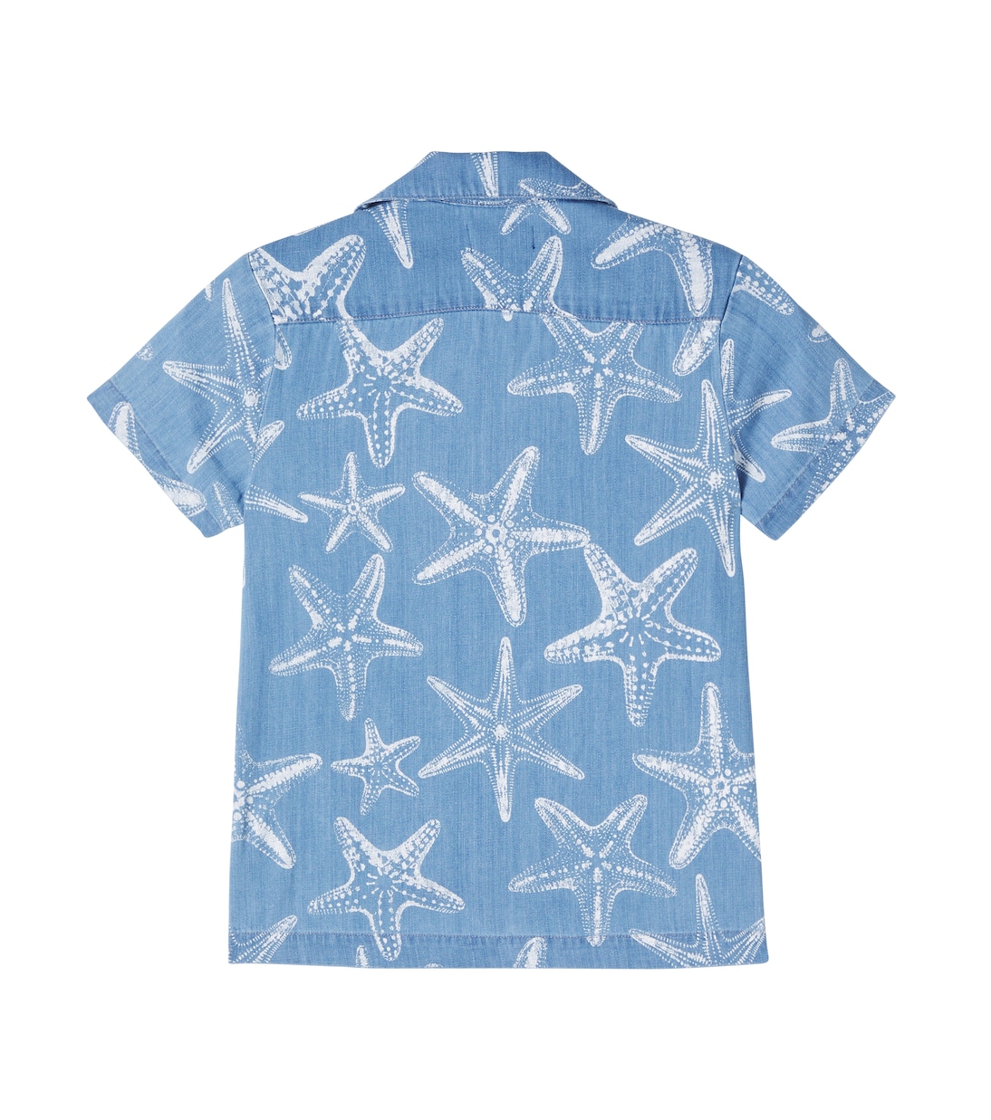Printed denim bowling shirt | Vilebrequin Kids