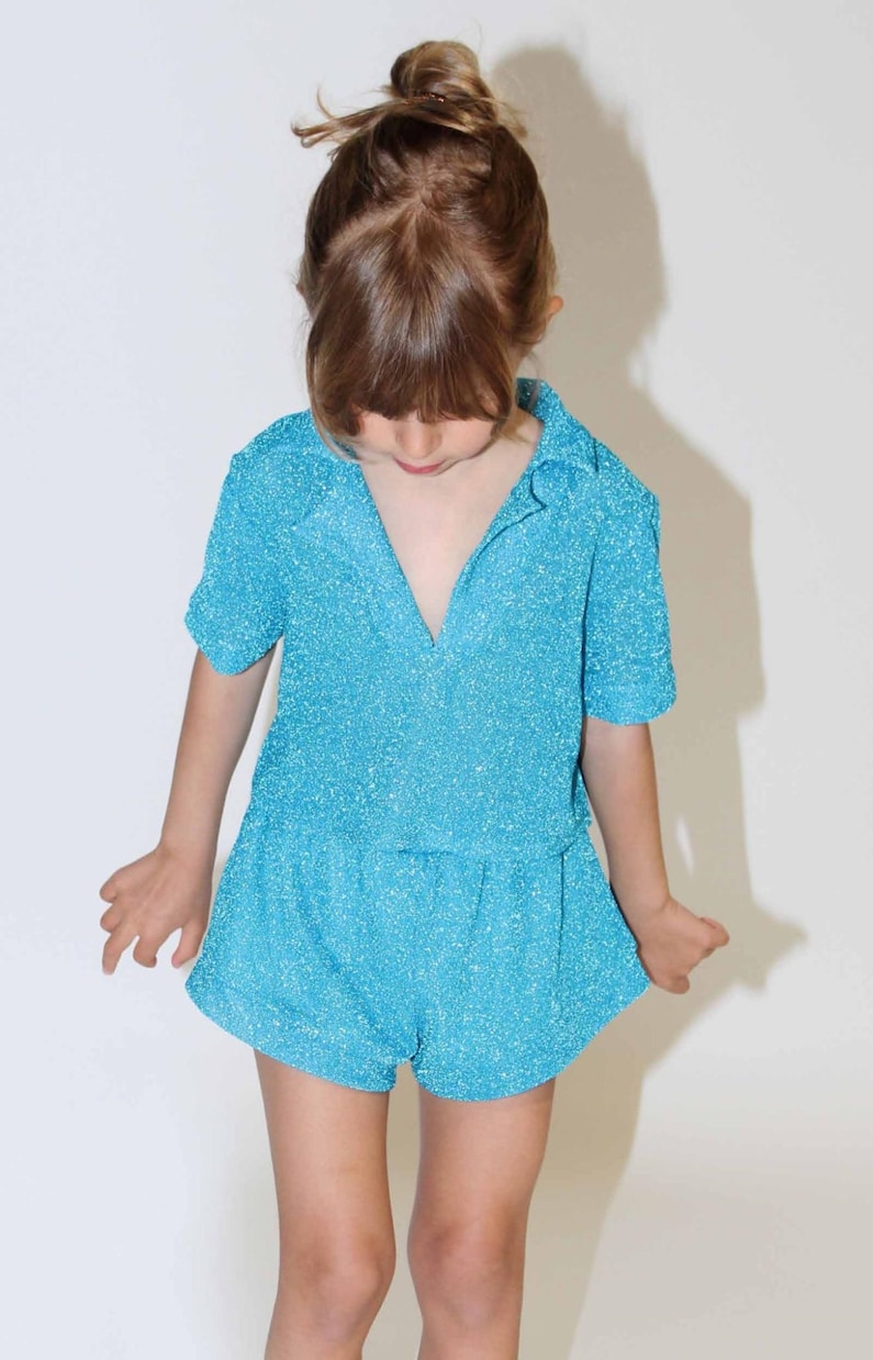 OseMini Lumiére lamé shorts | Oséree Kids