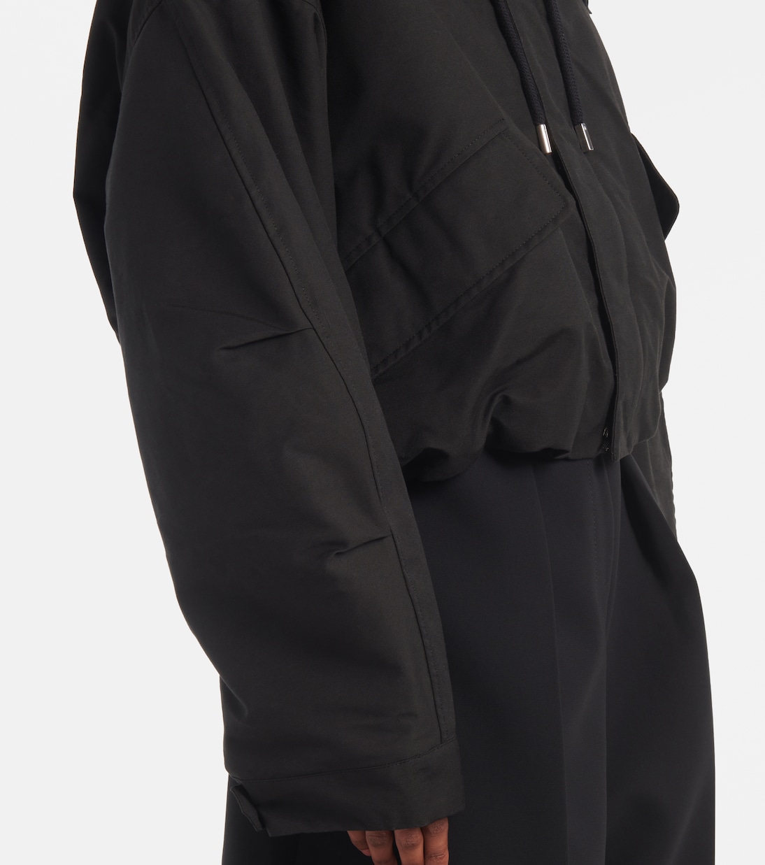 Veste Parka Courte Caraco en coton | Jacquemus