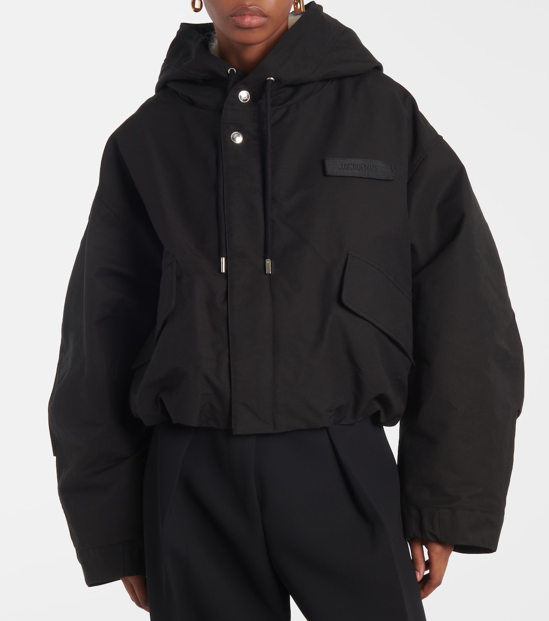 Veste Parka Courte Caraco en coton | Jacquemus