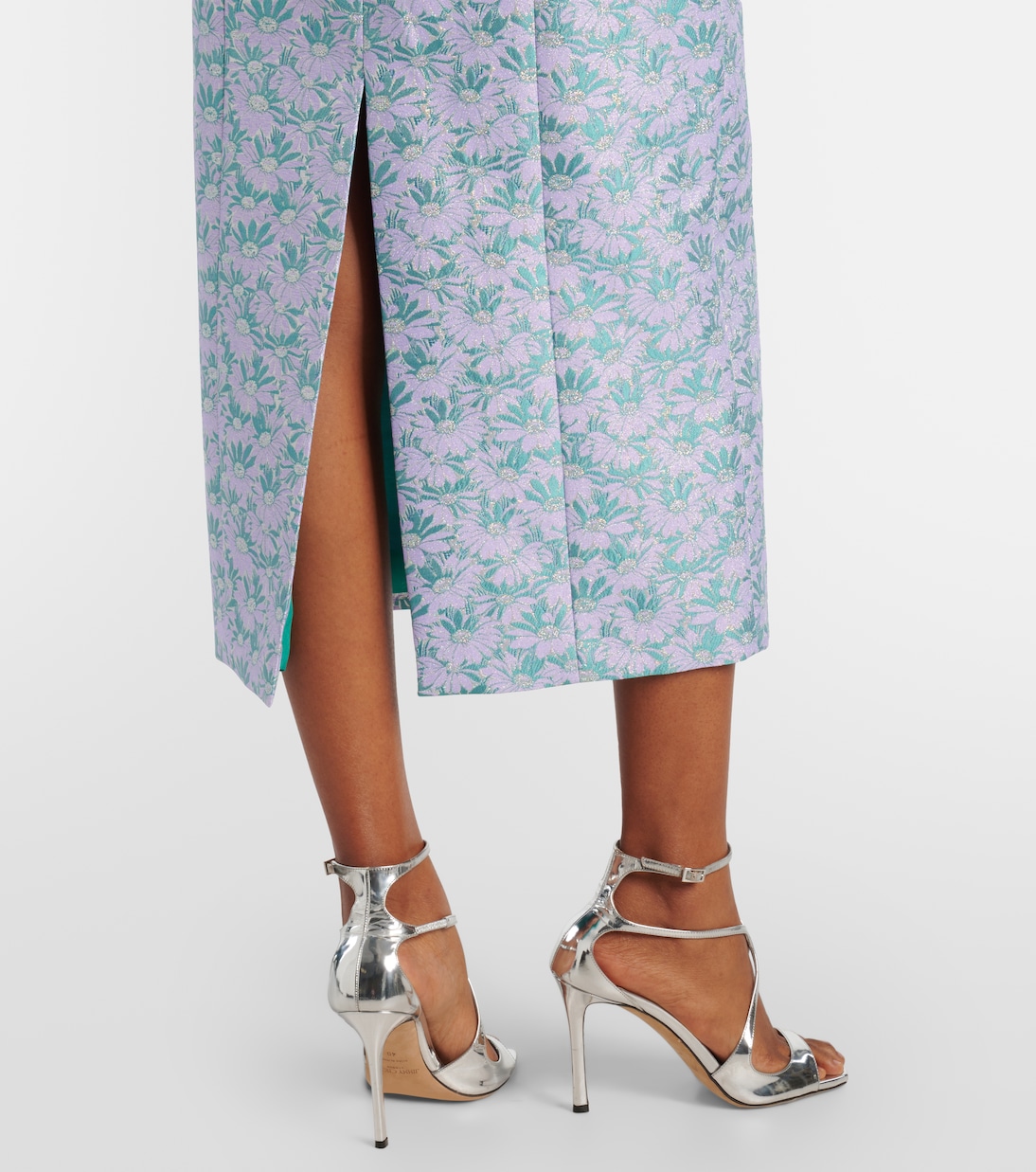 Abito midi Numa Daisy in broccato floreale | Markarian