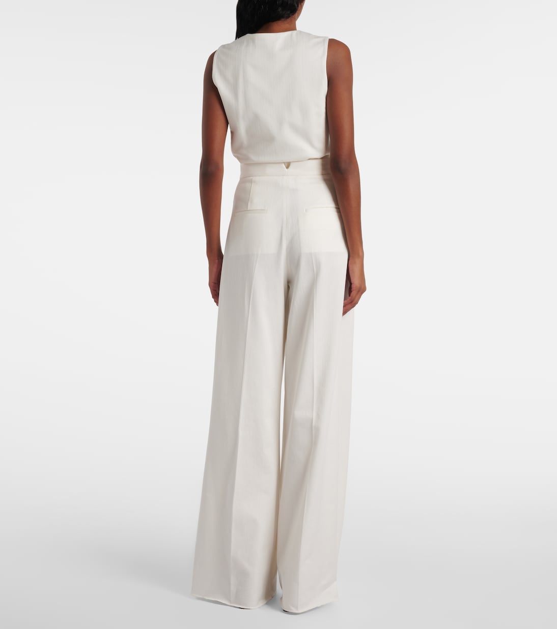 Pantaloni a gamba larga Chenzia in cotone | Max Mara