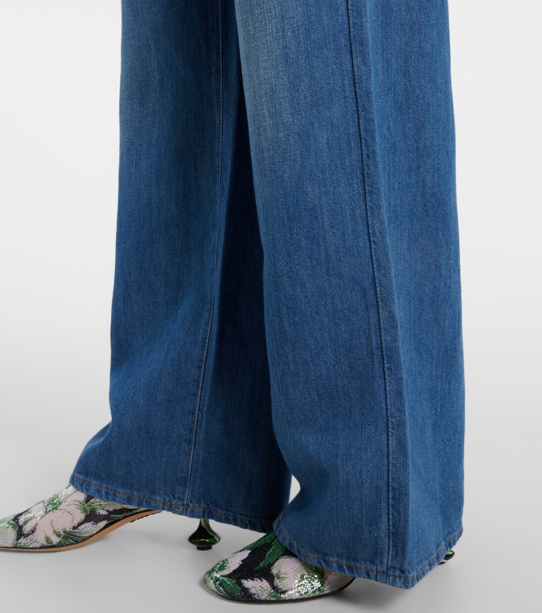 Jean Kansas a gamba larga e vita alta | 7 For All Mankind