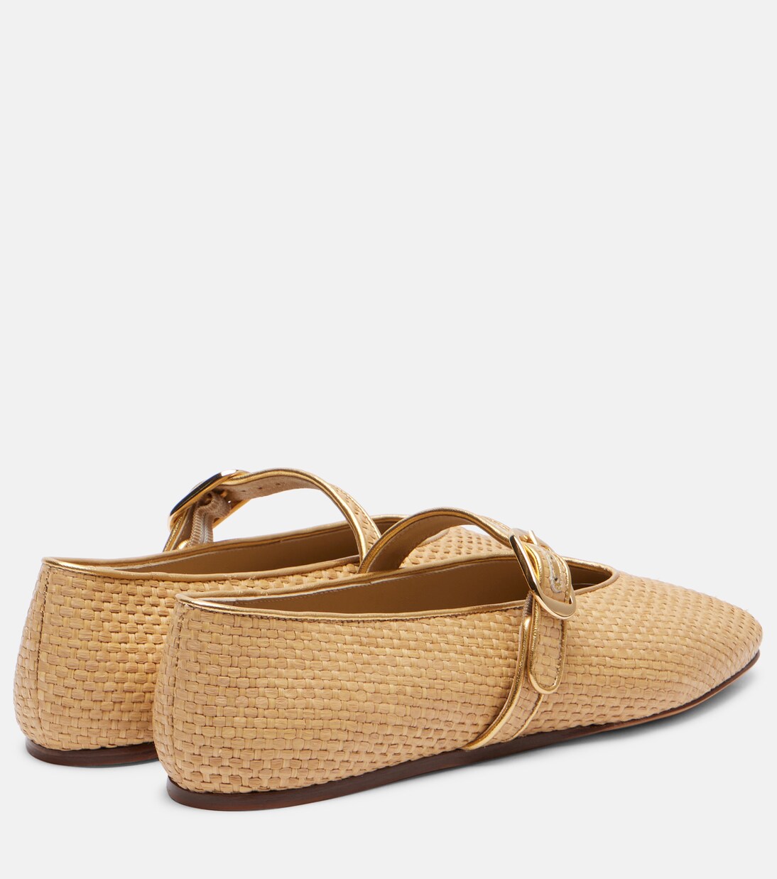 Stella raffia ballet flats | Le Monde Béryl