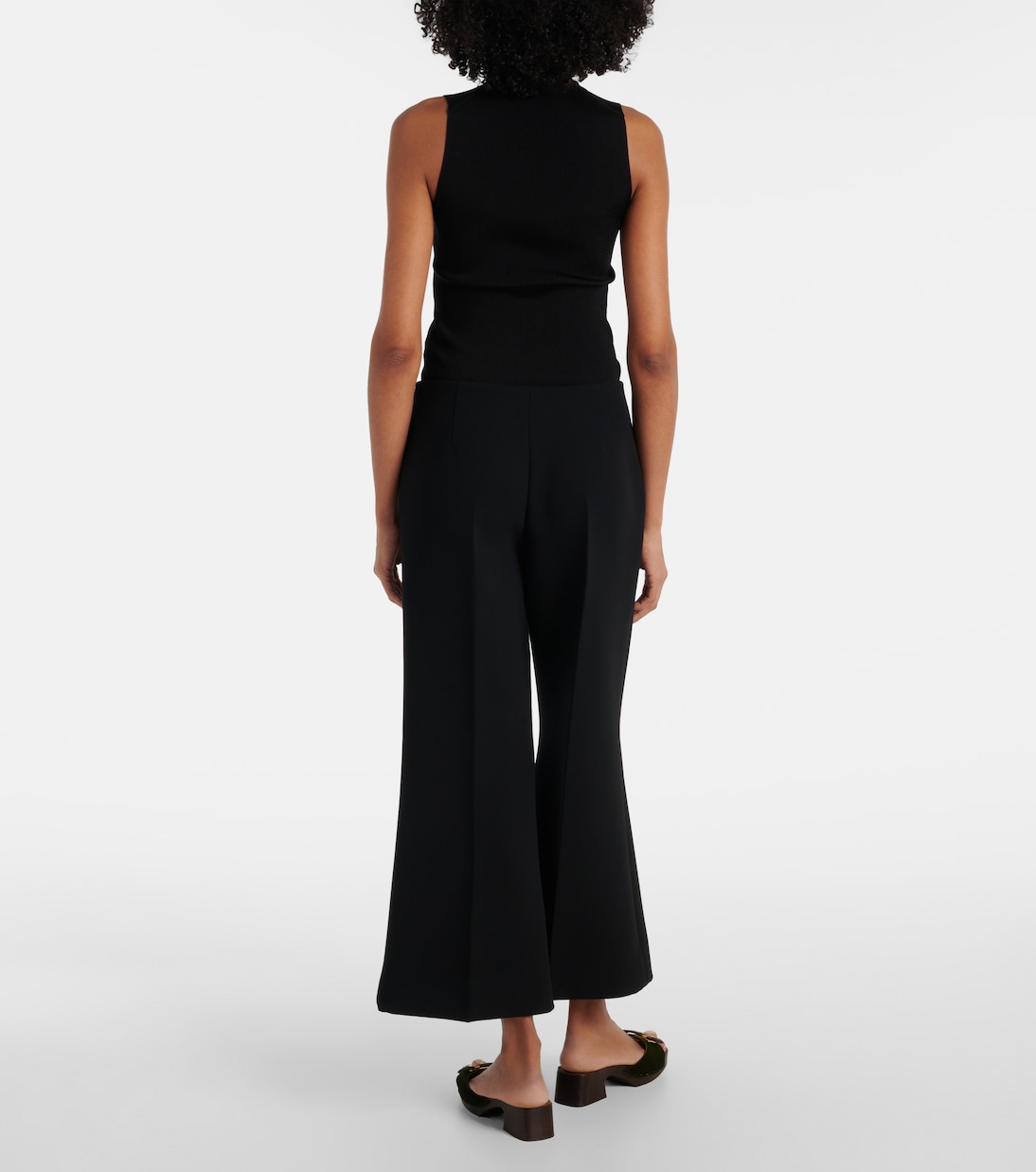 Walter cotton canvas flared pants | Khaite