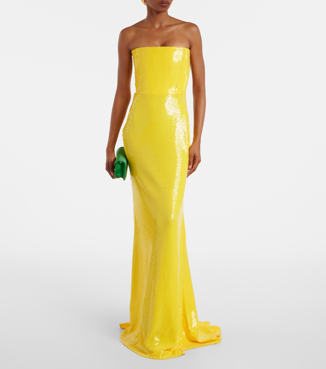 Vestido corsé con lentejuelas | Alex Perry