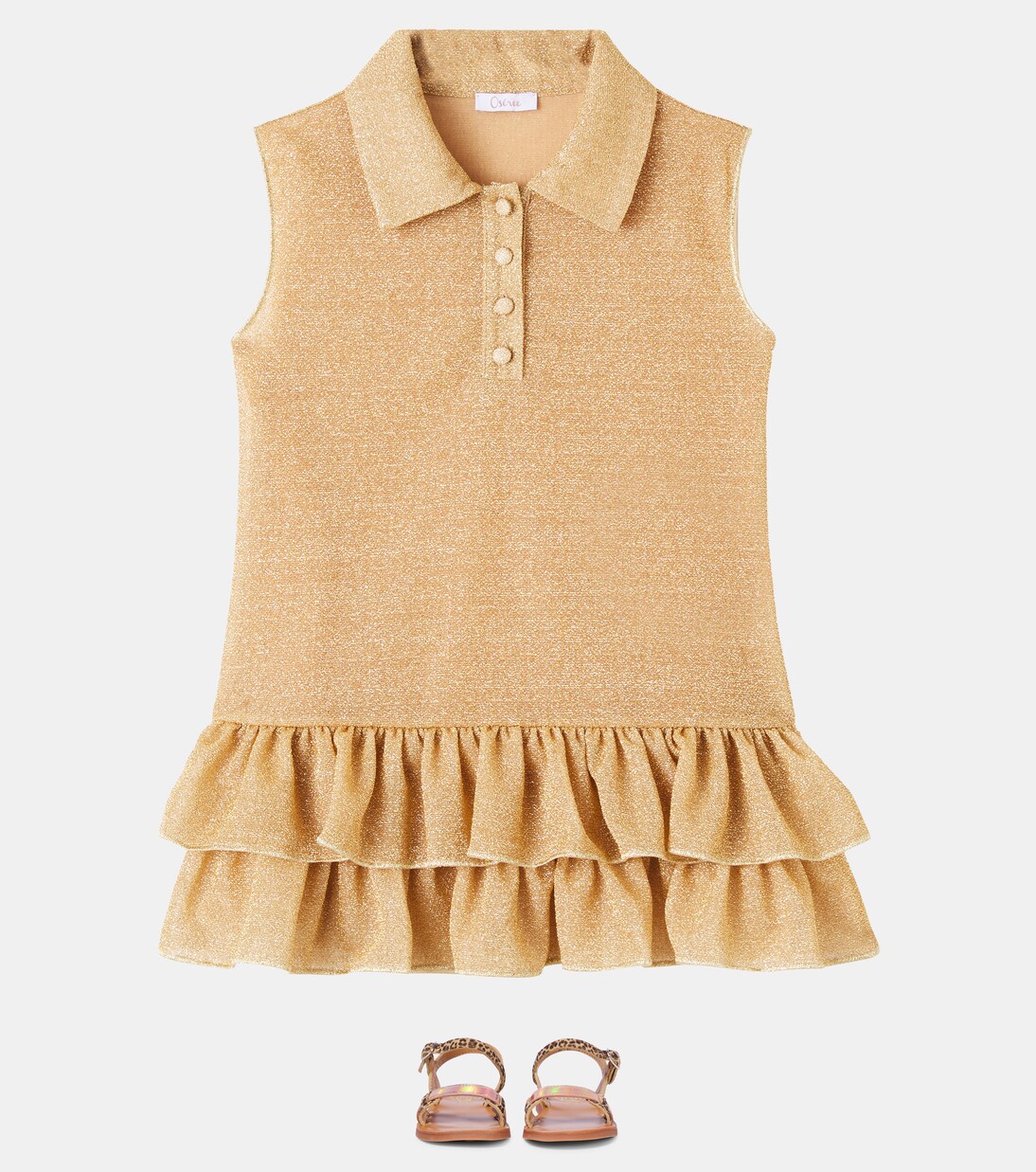 Lumière ruffled dress | Oséree Kids