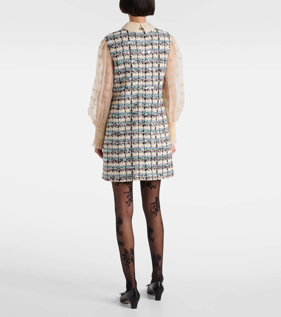 Collants en dentelle à fleurs | Valentino
