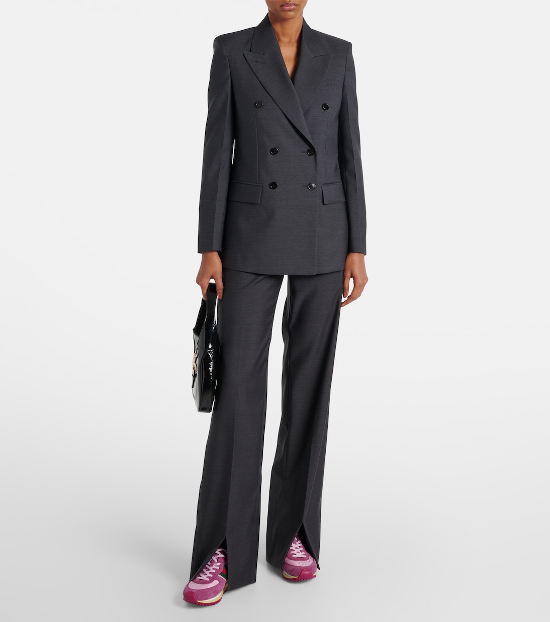 Nora Web Stripe suede sneakers | Gucci
