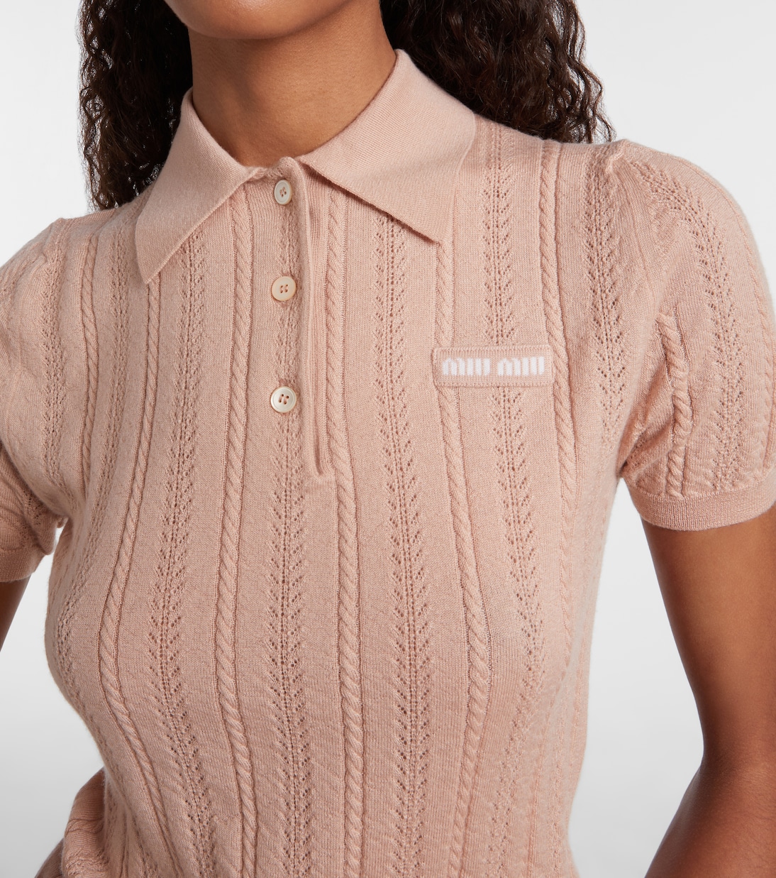 Polopullover aus Kaschmir | Miu Miu