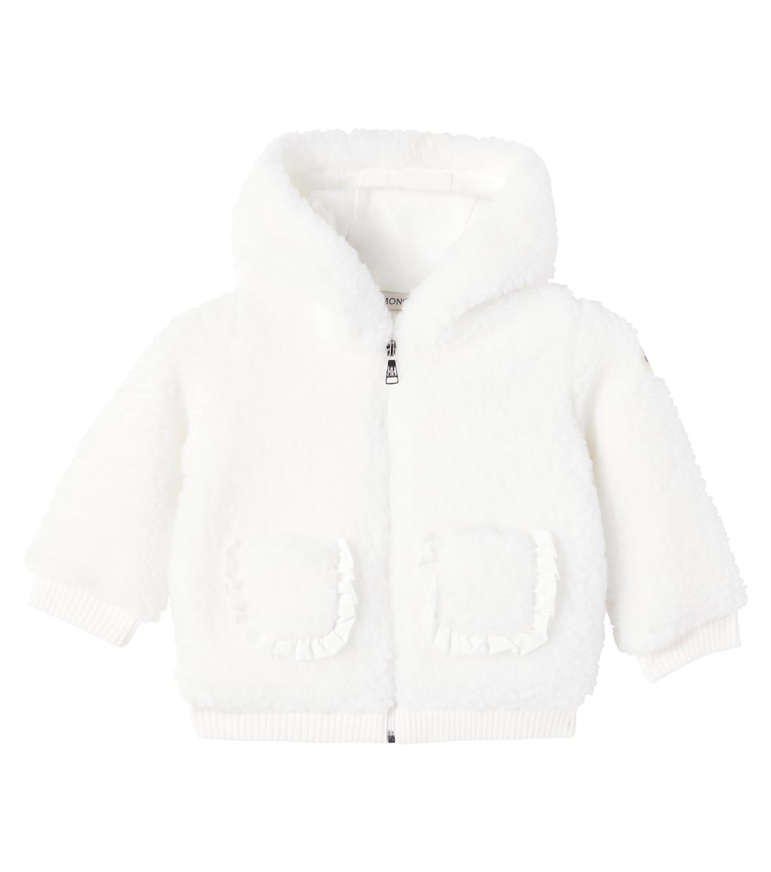 Baby - Cardigan in teddy con cappuccio | Moncler Enfant