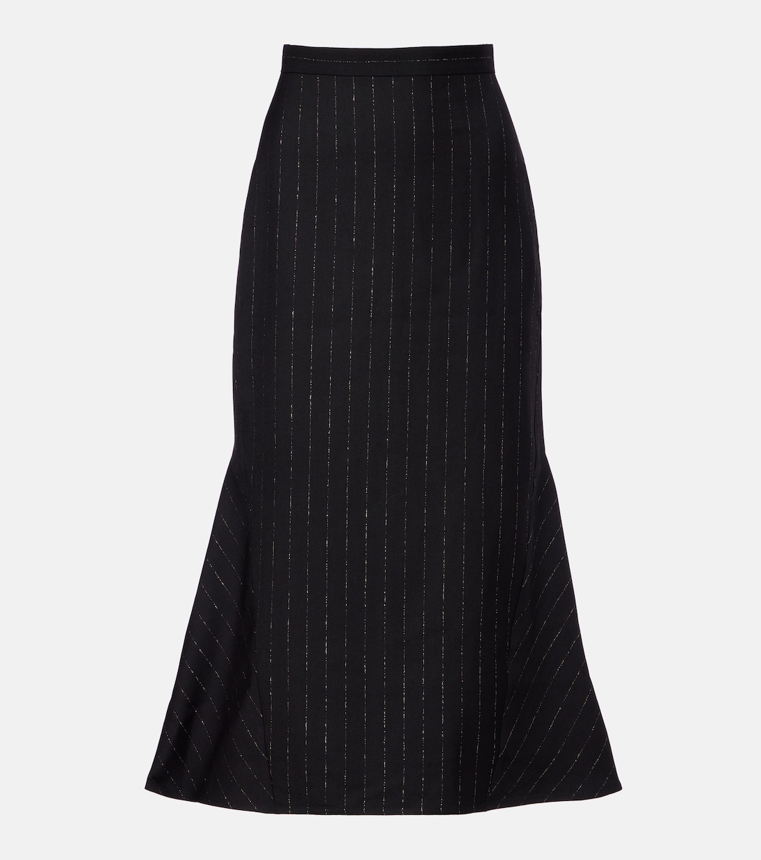 Pinstripe wool midi skirt | Erdem