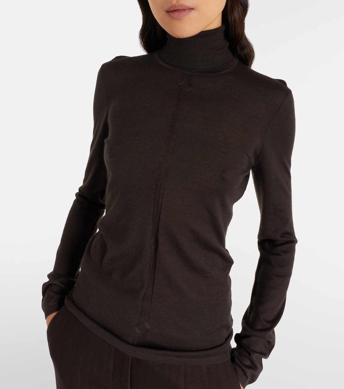 Rollkragenpullover Steinem aus Kaschmir und Seide | Gabriela Hearst