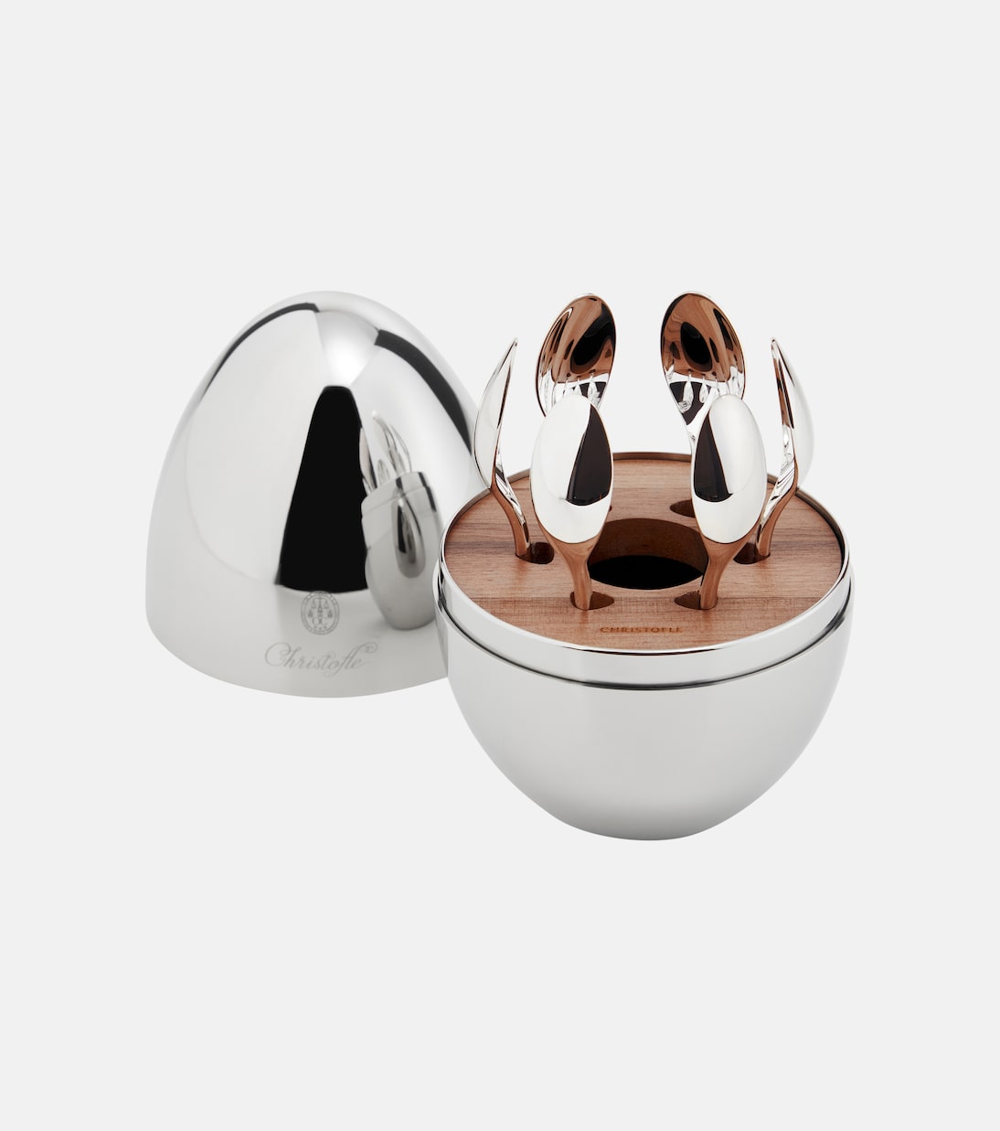 Set de 6 cuillères à expresso Mood Coffee en plaqué argent | Christofle