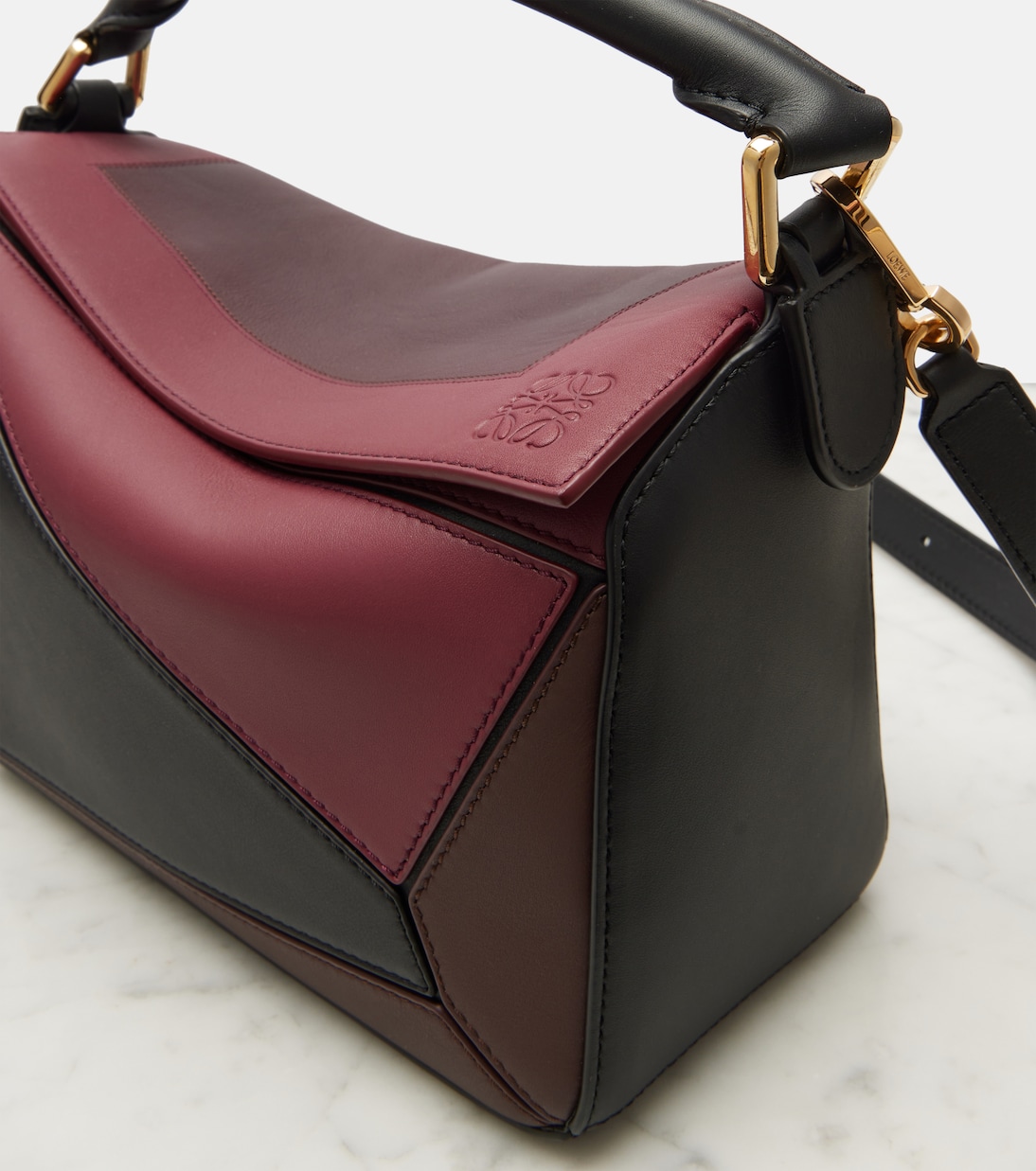 Puzzle Square 스몰 레더 숄더 백 | Loewe
