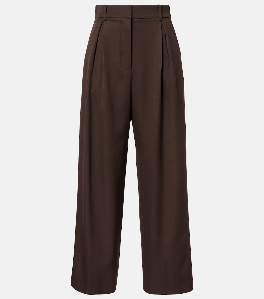Weite Hose aus Wolle | Loewe