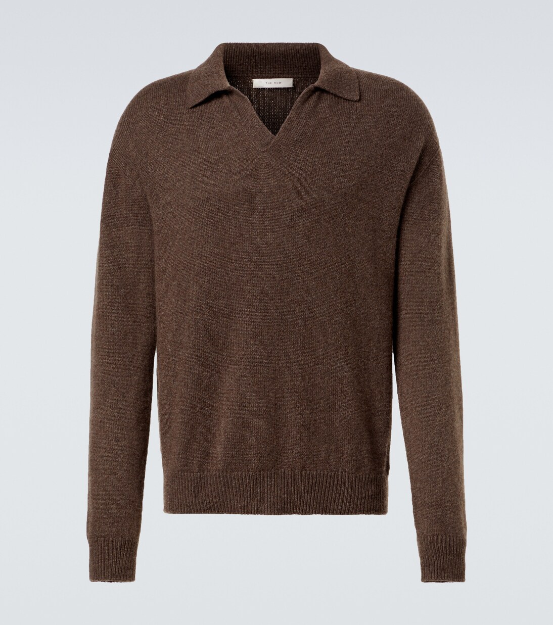 Leach cashmere polo sweater | The Row