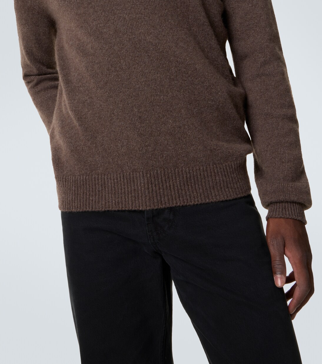 Leach cashmere polo sweater | The Row