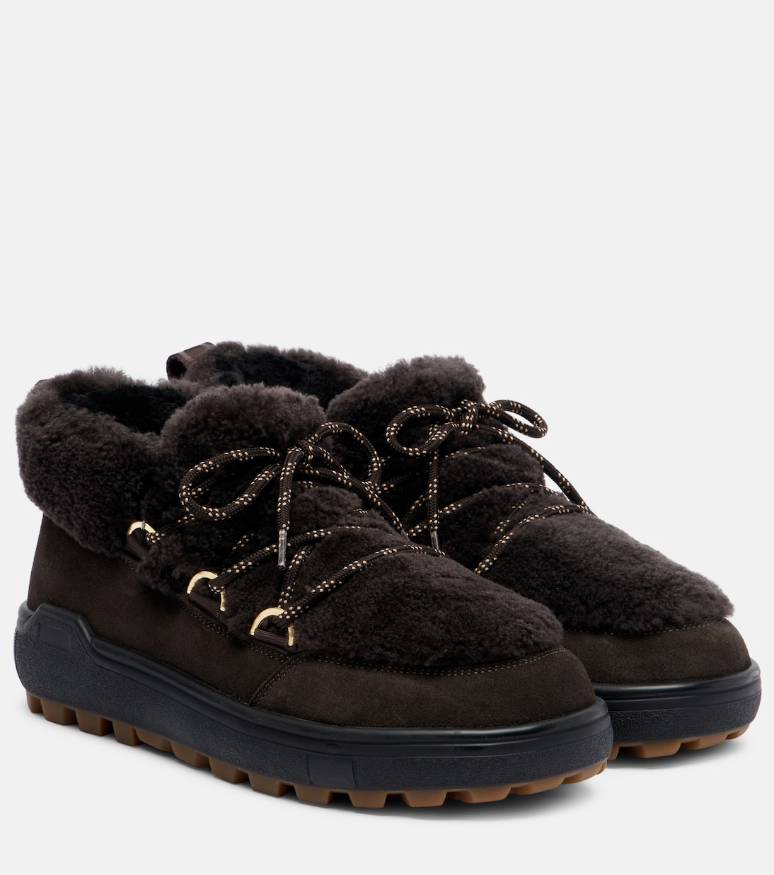 Bottines Chamonix en daim et shearling | Bogner