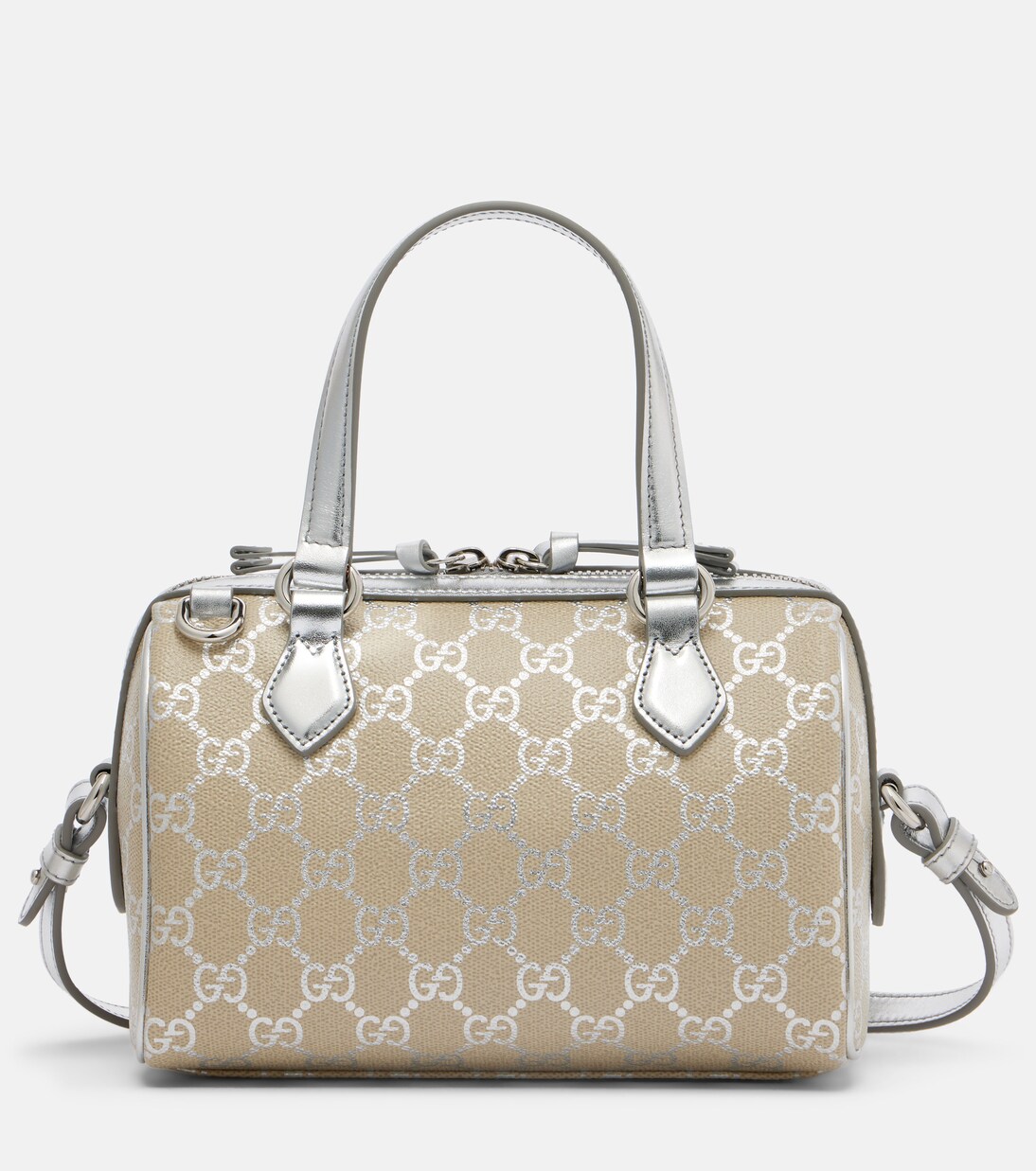 Tote Bag GG Emblem mit Leder | Gucci