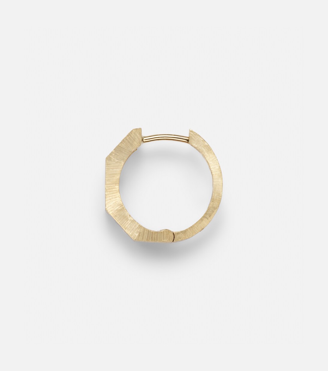 Ecrou Coco 18kt gold single hoop earring | Marie Lichtenberg