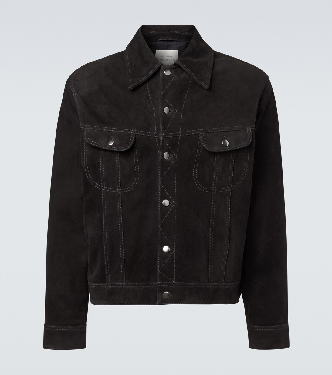 x Aaron Levine Boston suede jacket | Studio Nicholson