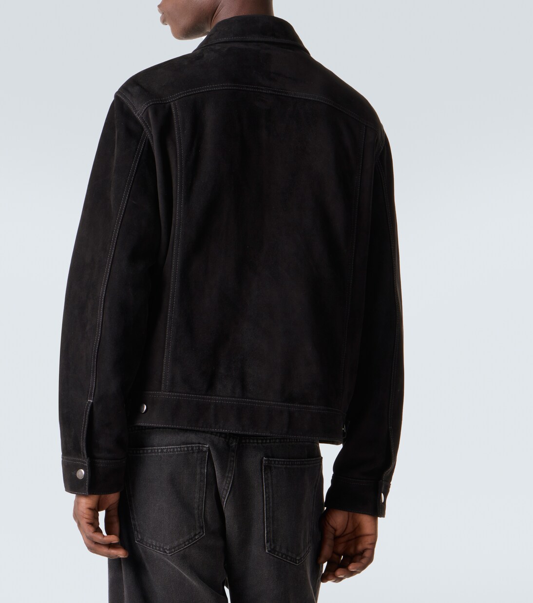 x Aaron Levine Boston suede jacket | Studio Nicholson