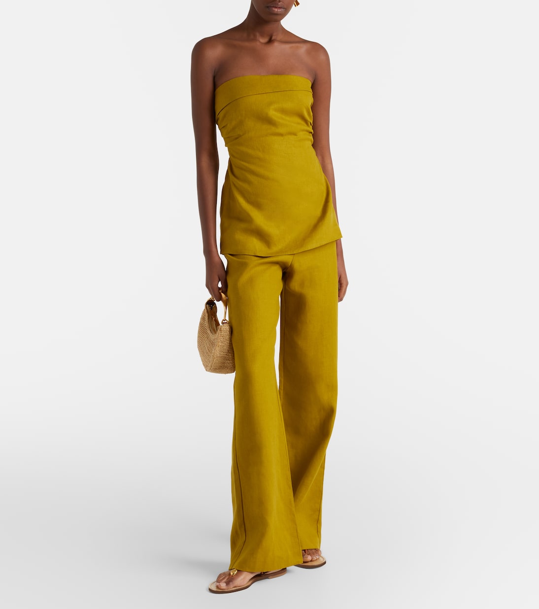 Pantalones anchos Ilride de lino | Faithfull