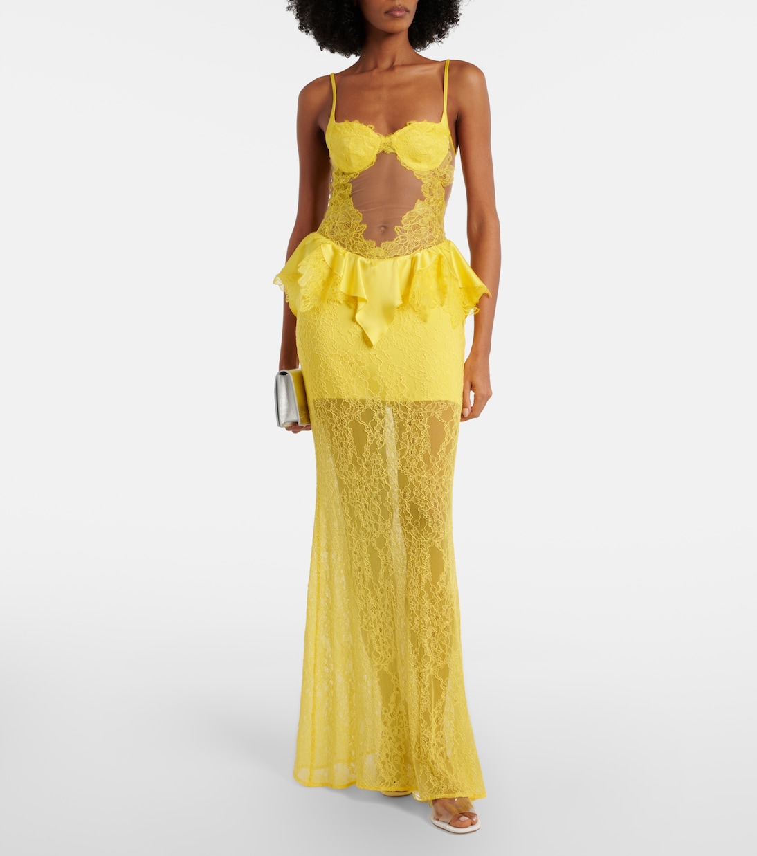 Peplum lace cocktail dress | David Koma