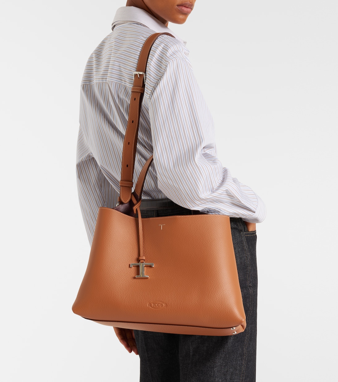 Apa Medium leather tote bag | Tod's